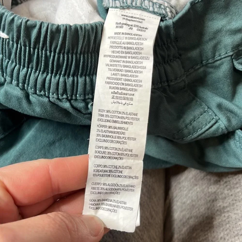 Cotton On Drake Roller Pant in Teal - Picture 5 of 9